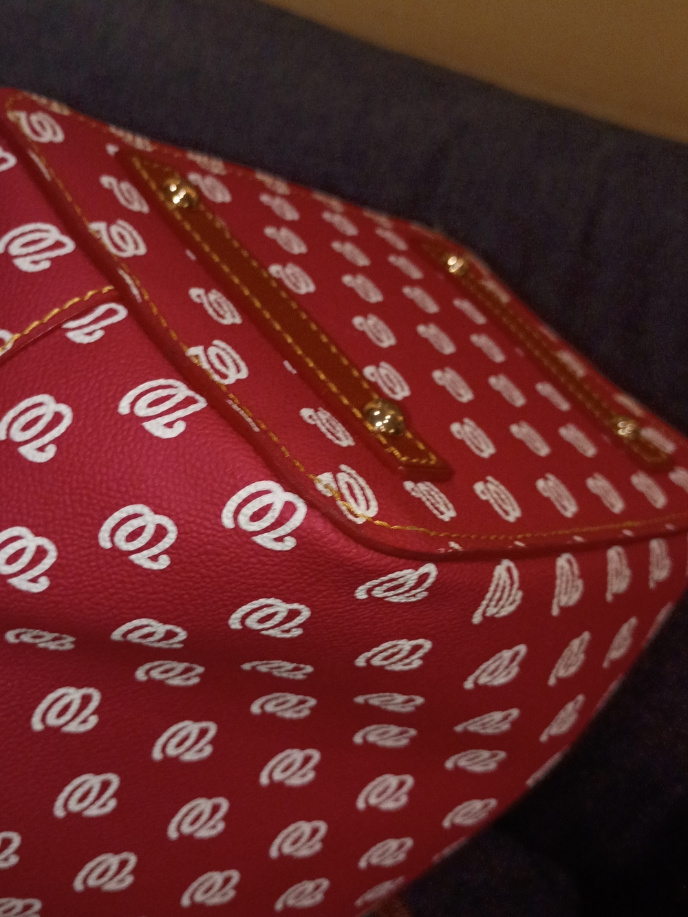 Dooney & Bourke Gretta Drawstring Bucket Bag with Washington Nationals Pattern - Picture 9 of 13